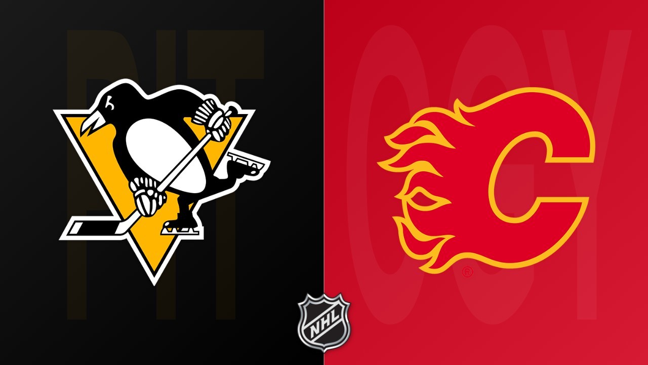 Calgary Flames vs Pittsburgh Penguins poster