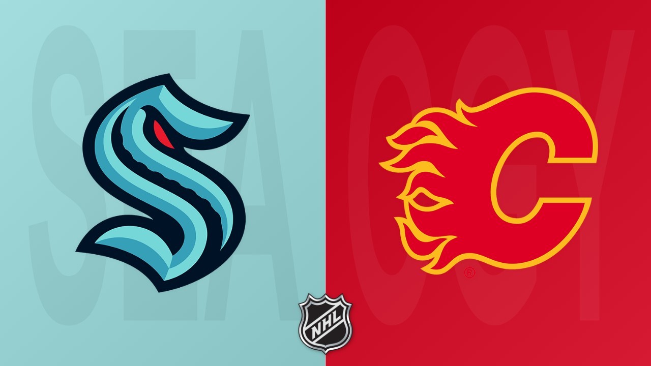 Calgary Flames vs Seattle Kraken poster