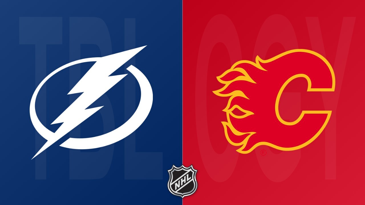 Calgary Flames vs Tampa Bay Lightning poster