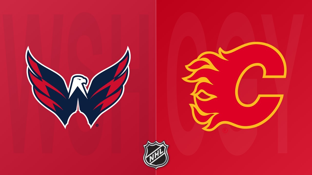 Calgary Flames vs Washington Capitals poster