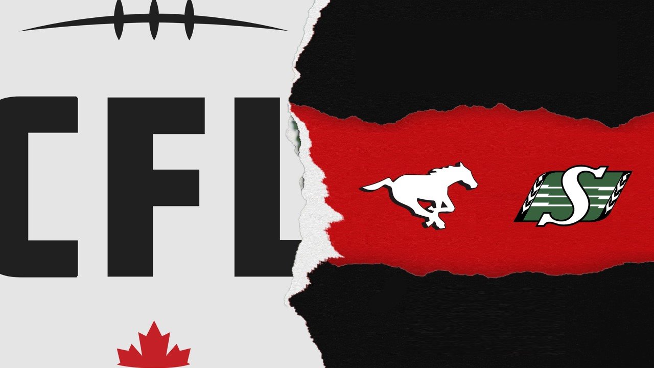 Calgary Stampeders vs Saskatchewan Roughriders poster
