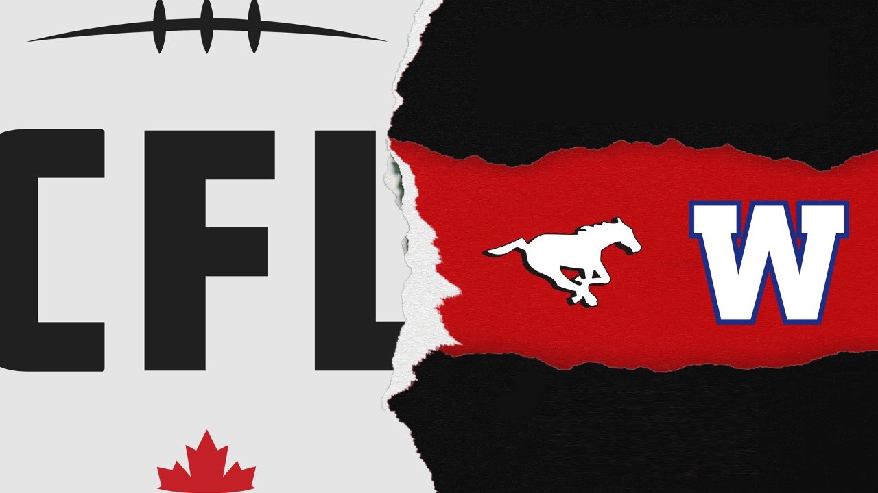 Calgary Stampeders vs Winnipeg Blue Bombers poster