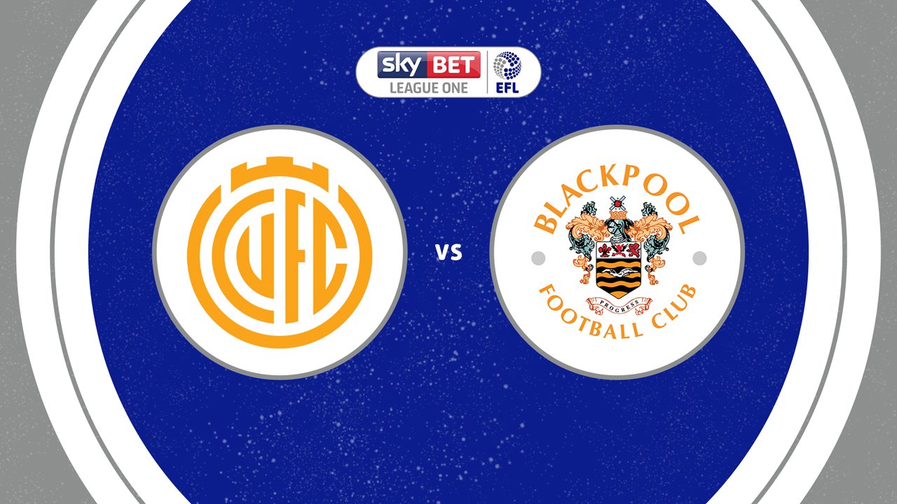 Cambridge United vs Blackpool poster