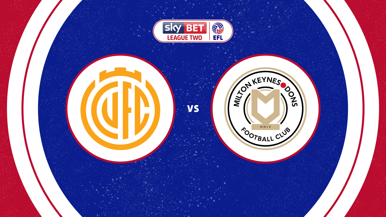 Cambridge United vs Milton Keynes Dons poster