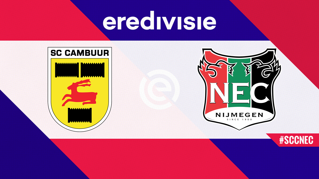 Cambuur vs NEC Nijmegen poster