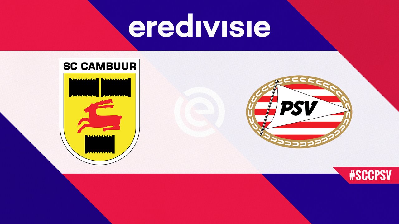 Cambuur vs PSV Eindhoven poster