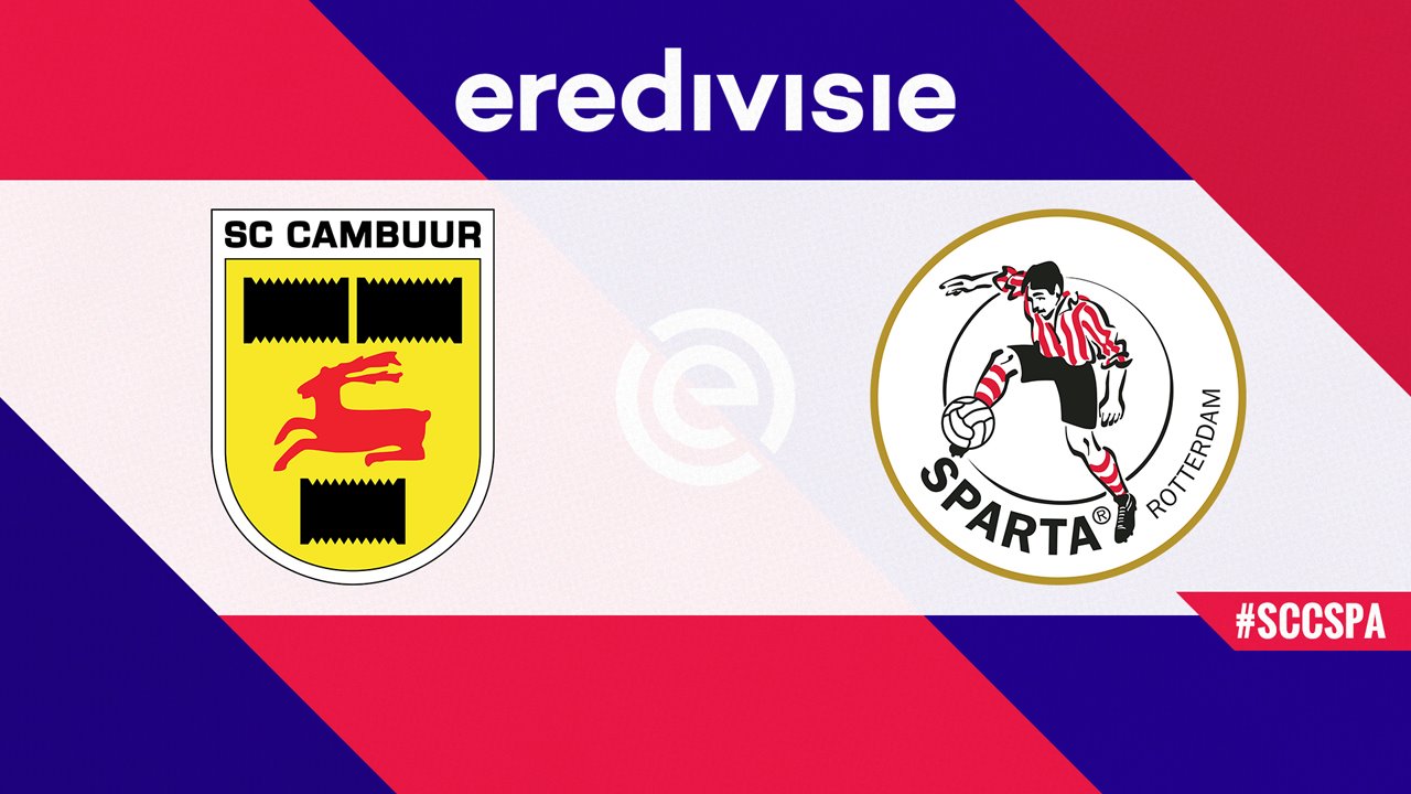 Cambuur vs Sparta Rotterdam poster