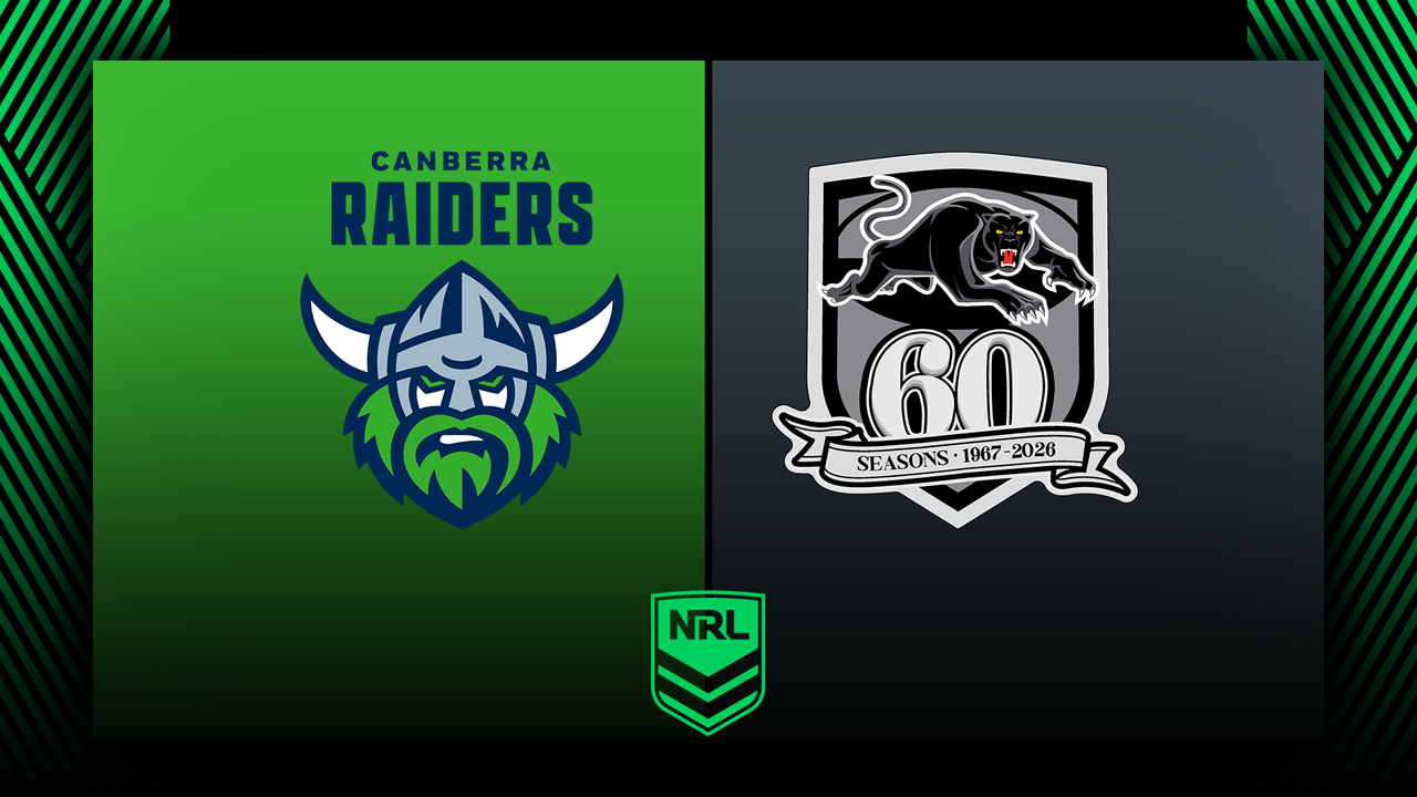 Canberra Raiders vs Penrith Panthers poster