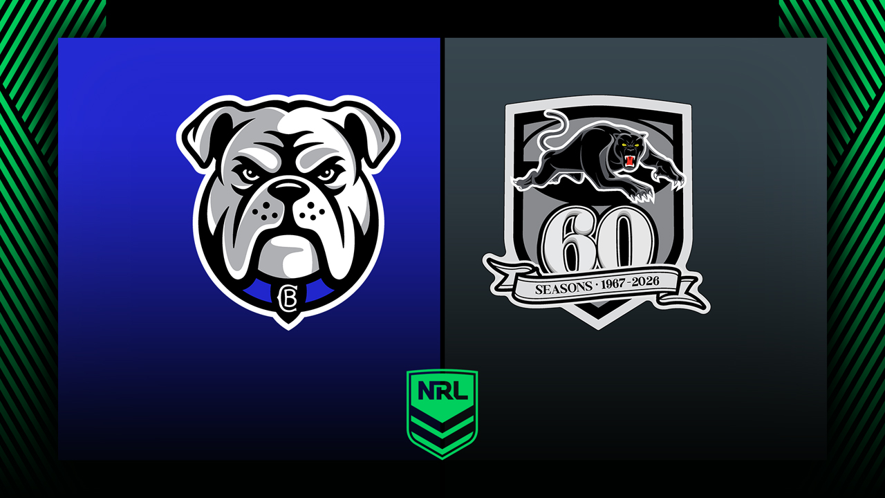 Canterbury Bankstown Bulldogs vs Penrith Panthers poster
