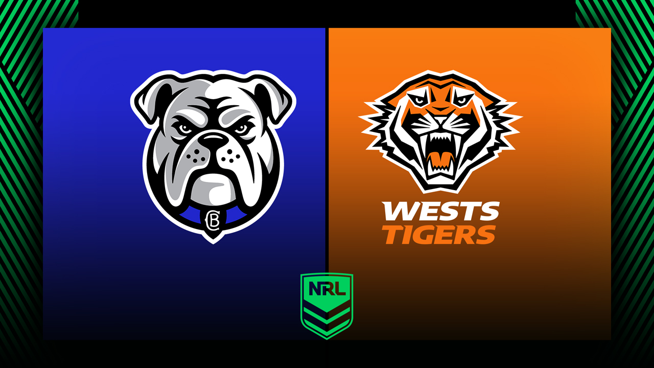 Canterbury Bankstown Bulldogs vs Wests Tigers poster