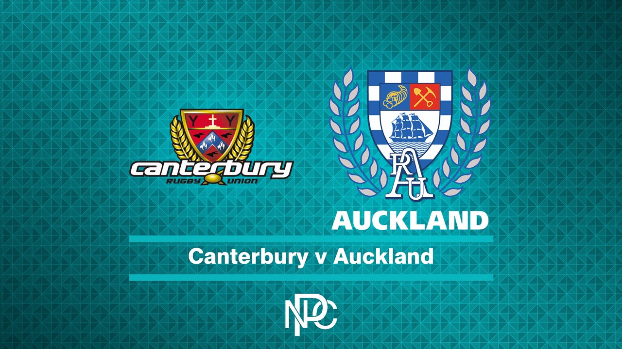Canterbury vs Auckland poster