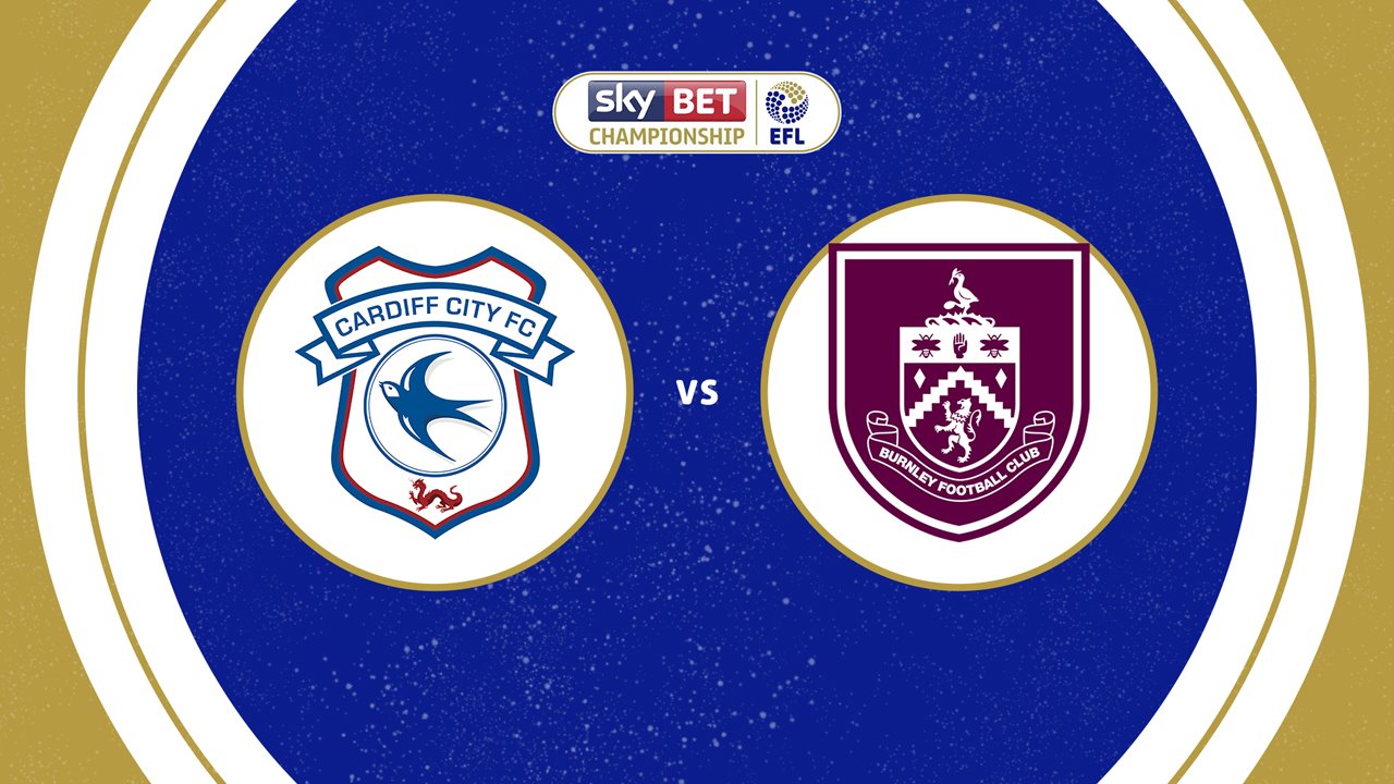 Cardiff City vs Burnley poster