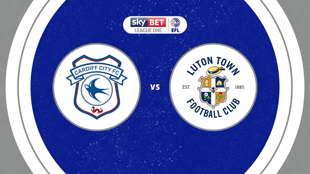 Cardiff City vs Luton Town poster
