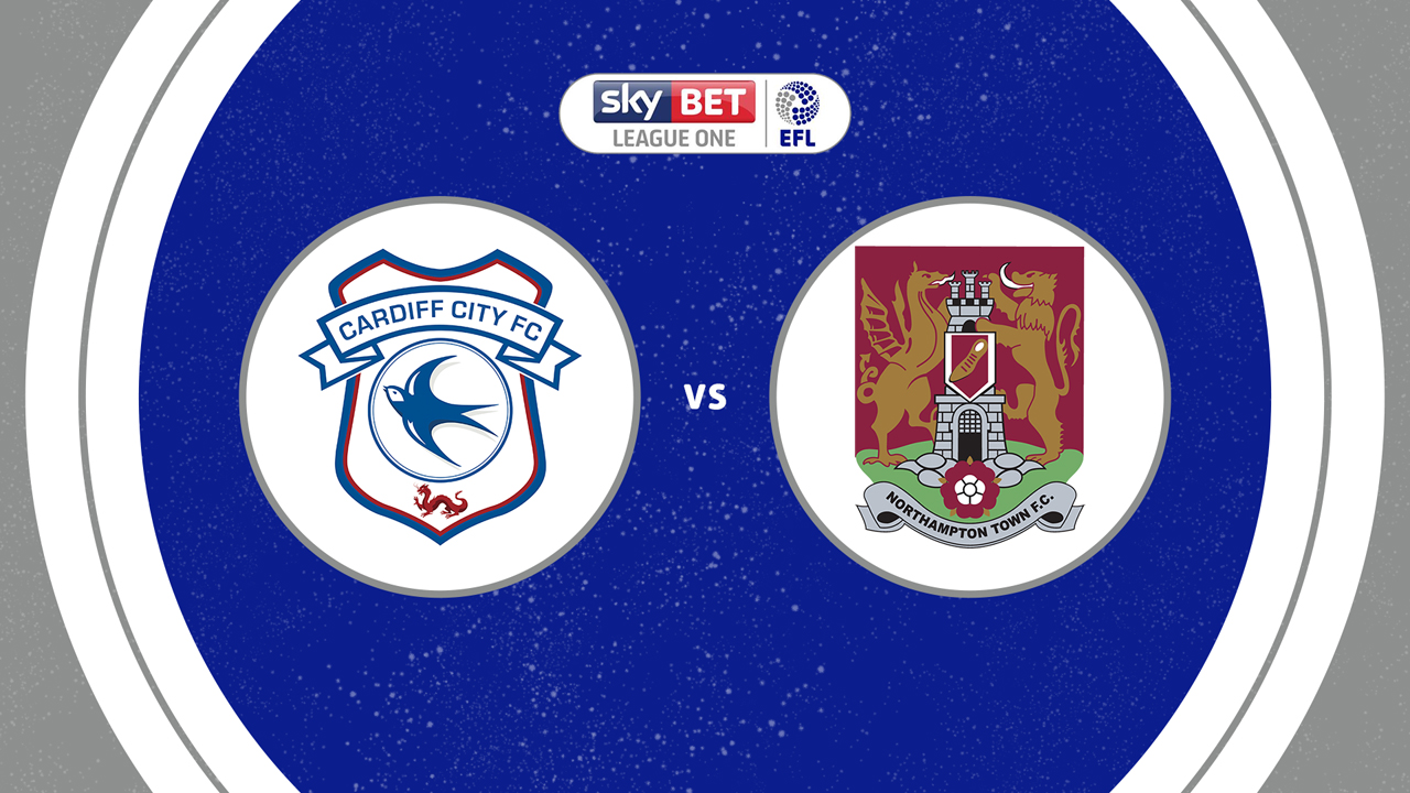 Cardiff City vs Northampton Town poster