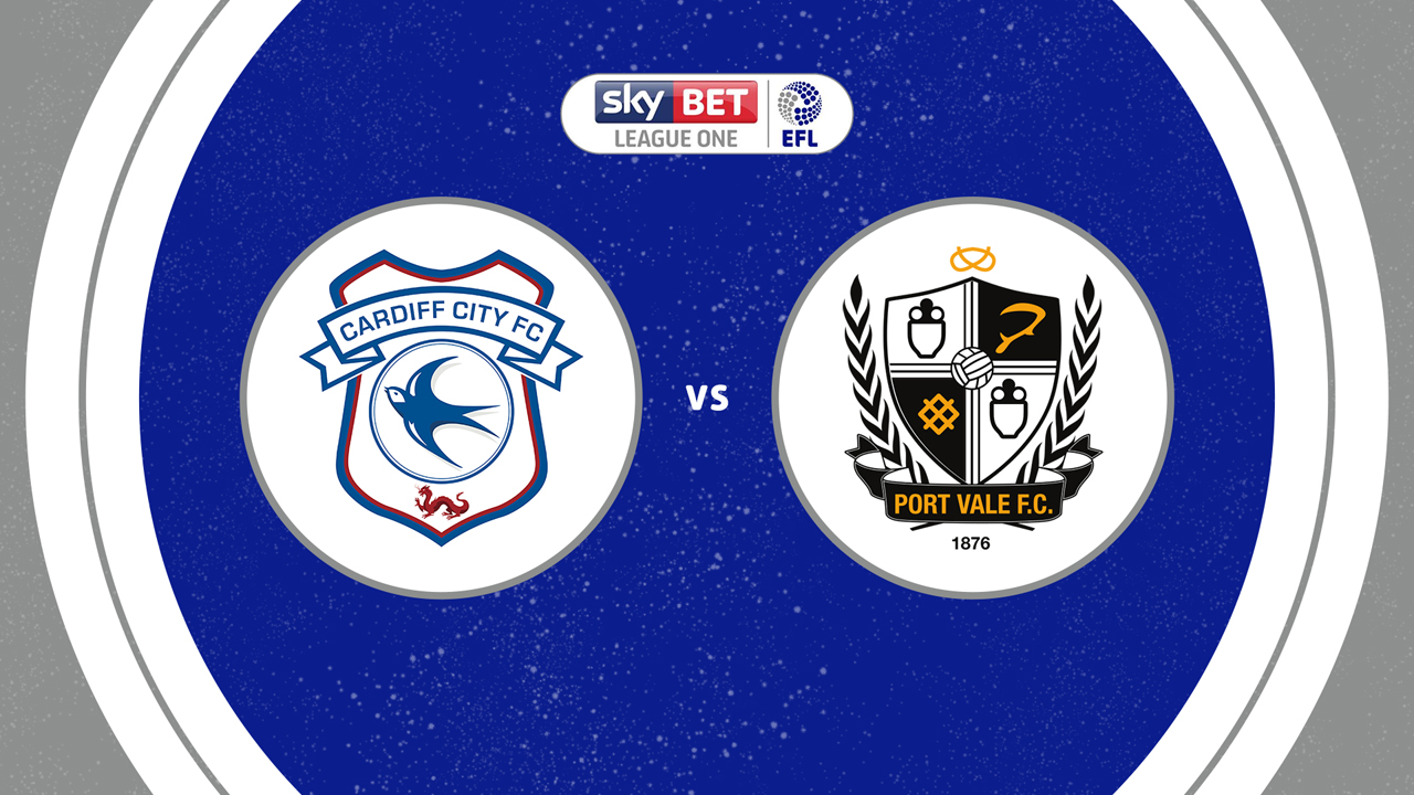 Cardiff City vs Port Vale poster