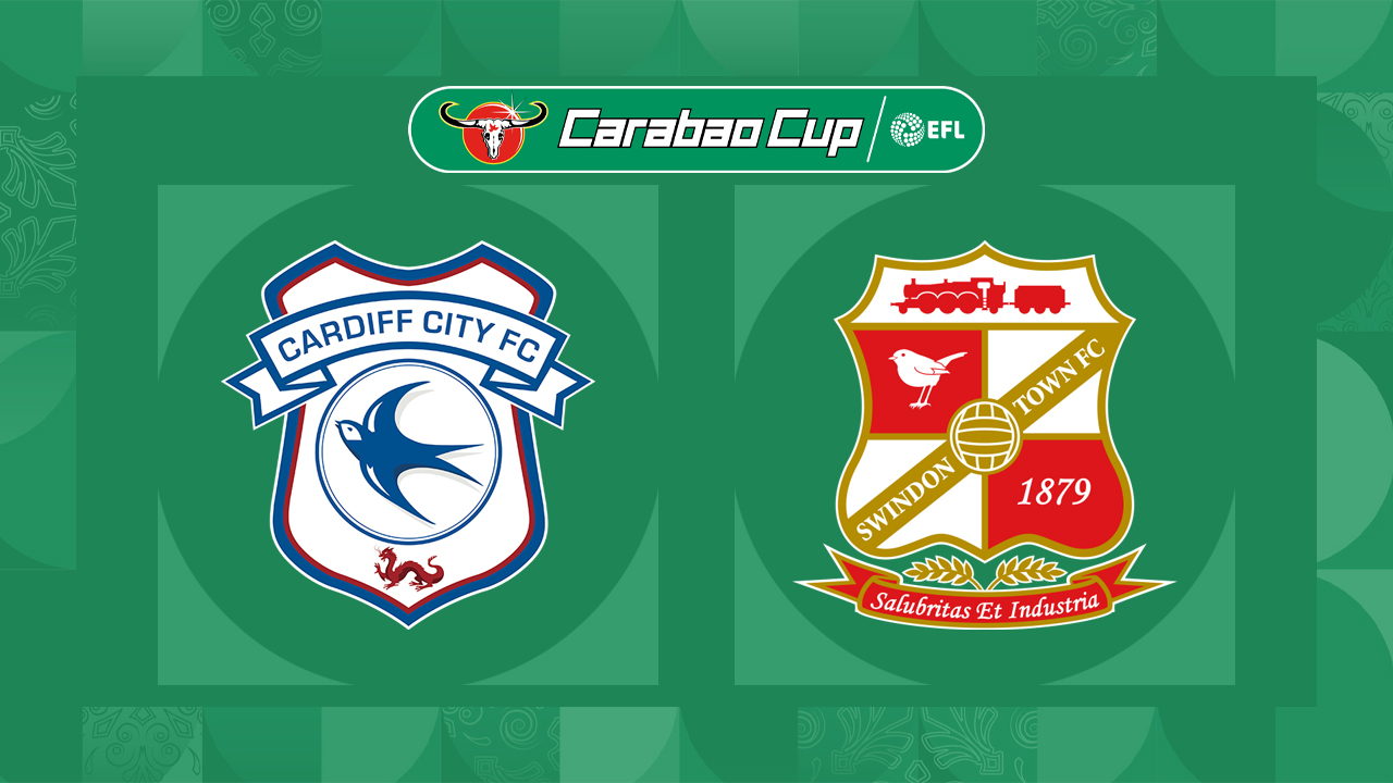 Cardiff City vs Swindon Town poster
