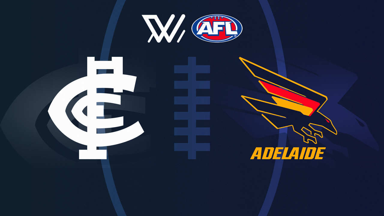 Carlton Blues Women vs Adelaide Crows Women poster