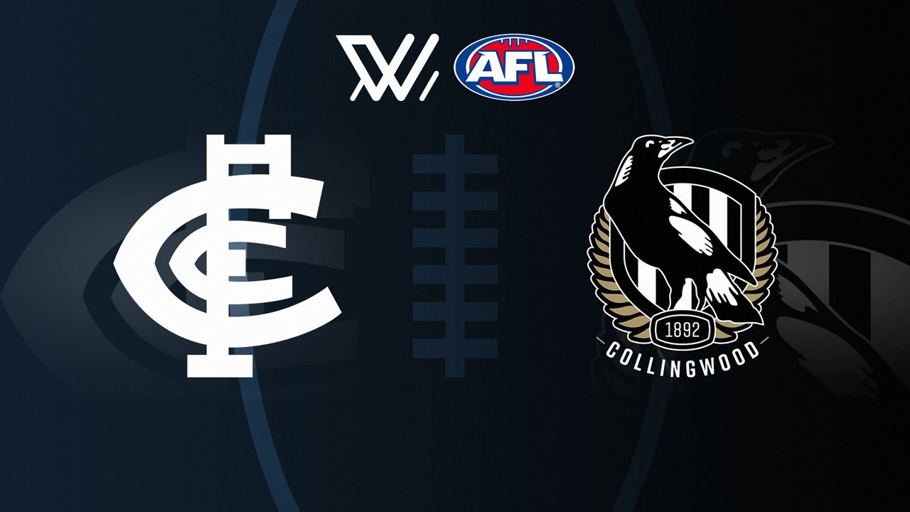 Carlton Blues Women vs Collingwood Magpies Women poster