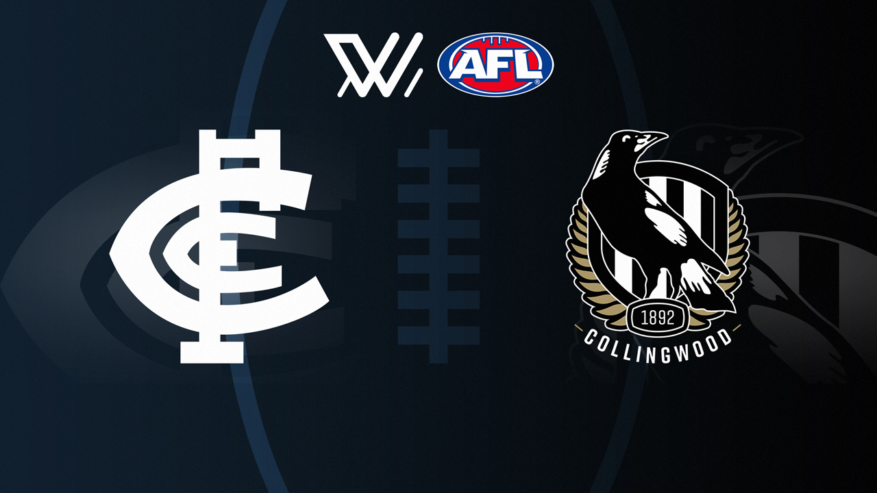 Carlton Blues Women vs Collingwood Magpies Women poster