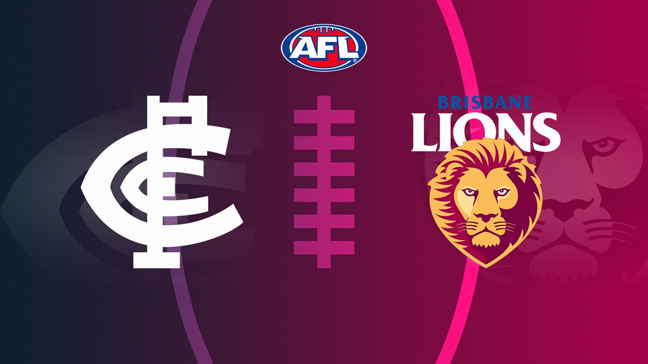 Carlton Football Club vs Brisbane Lions poster