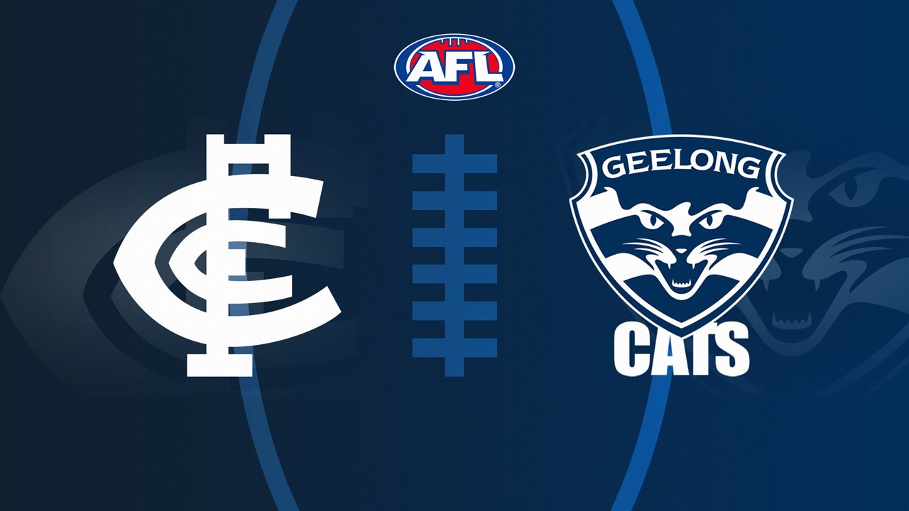 Carlton Football Club vs Geelong Football Club poster