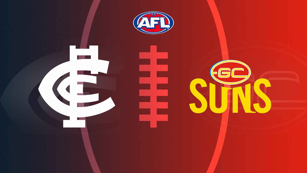 Carlton Football Club vs Gold Coast Football Club poster