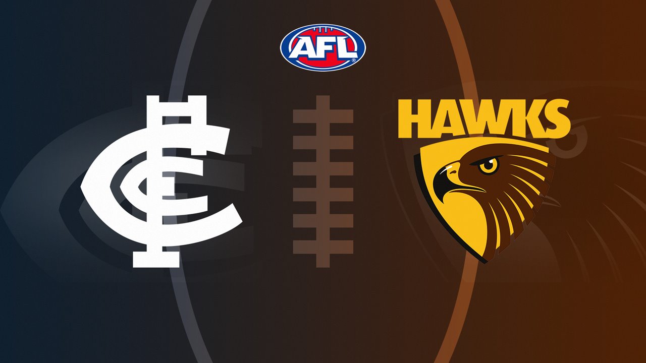 Carlton Football Club vs Hawthorn Football Club poster