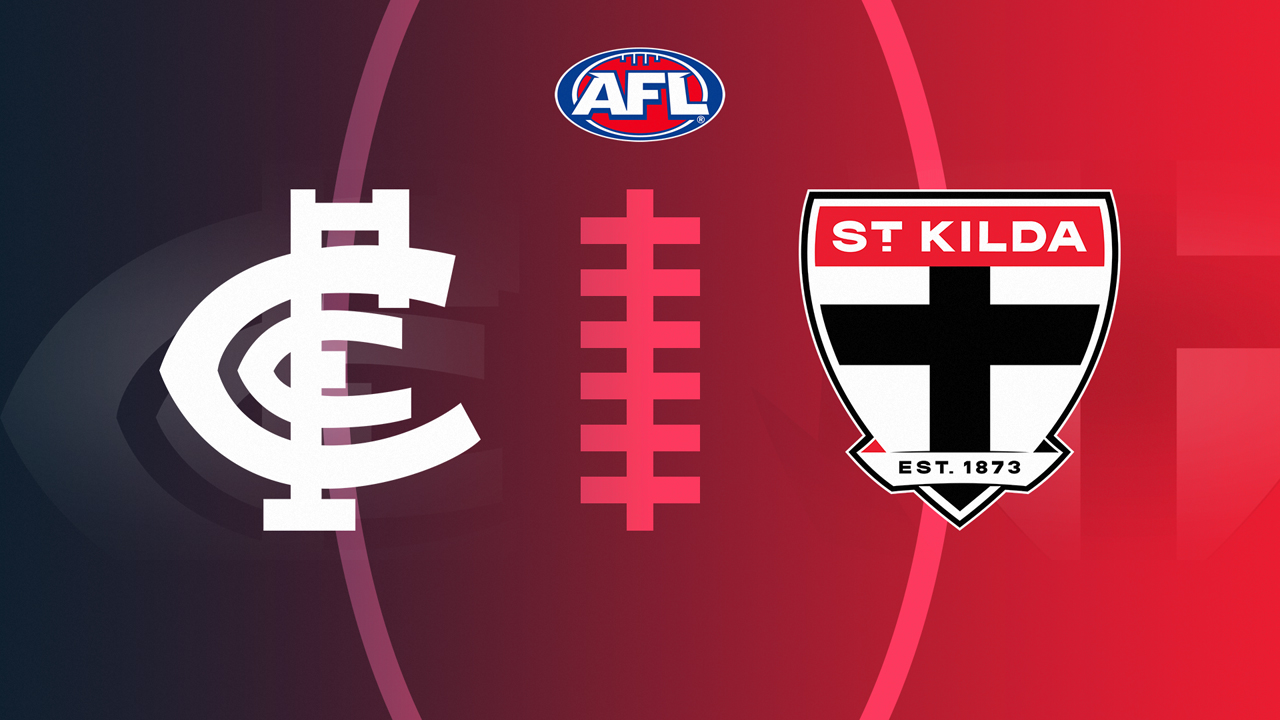 Carlton Football Club vs St Kilda Football Club poster