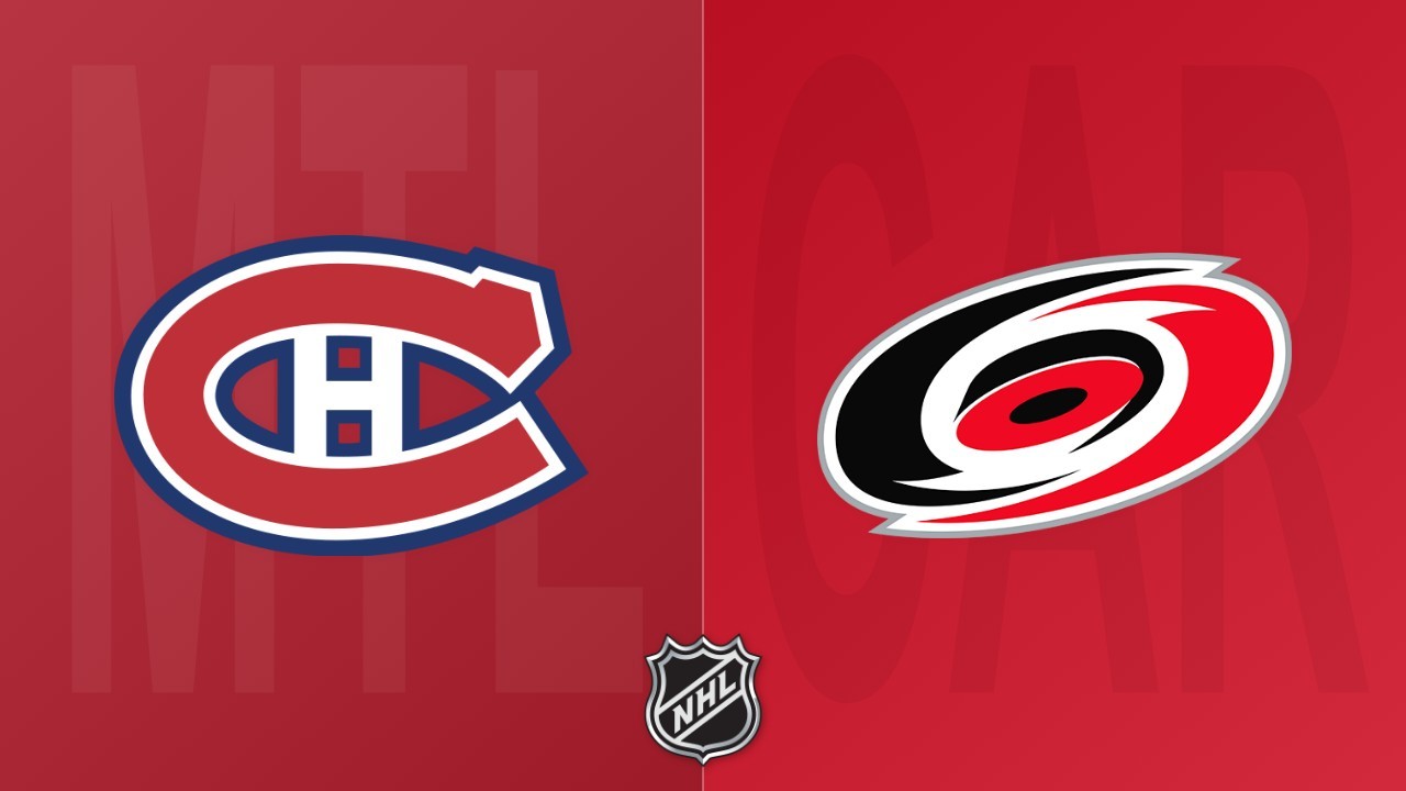 Carolina Hurricanes vs Montreal Canadiens poster