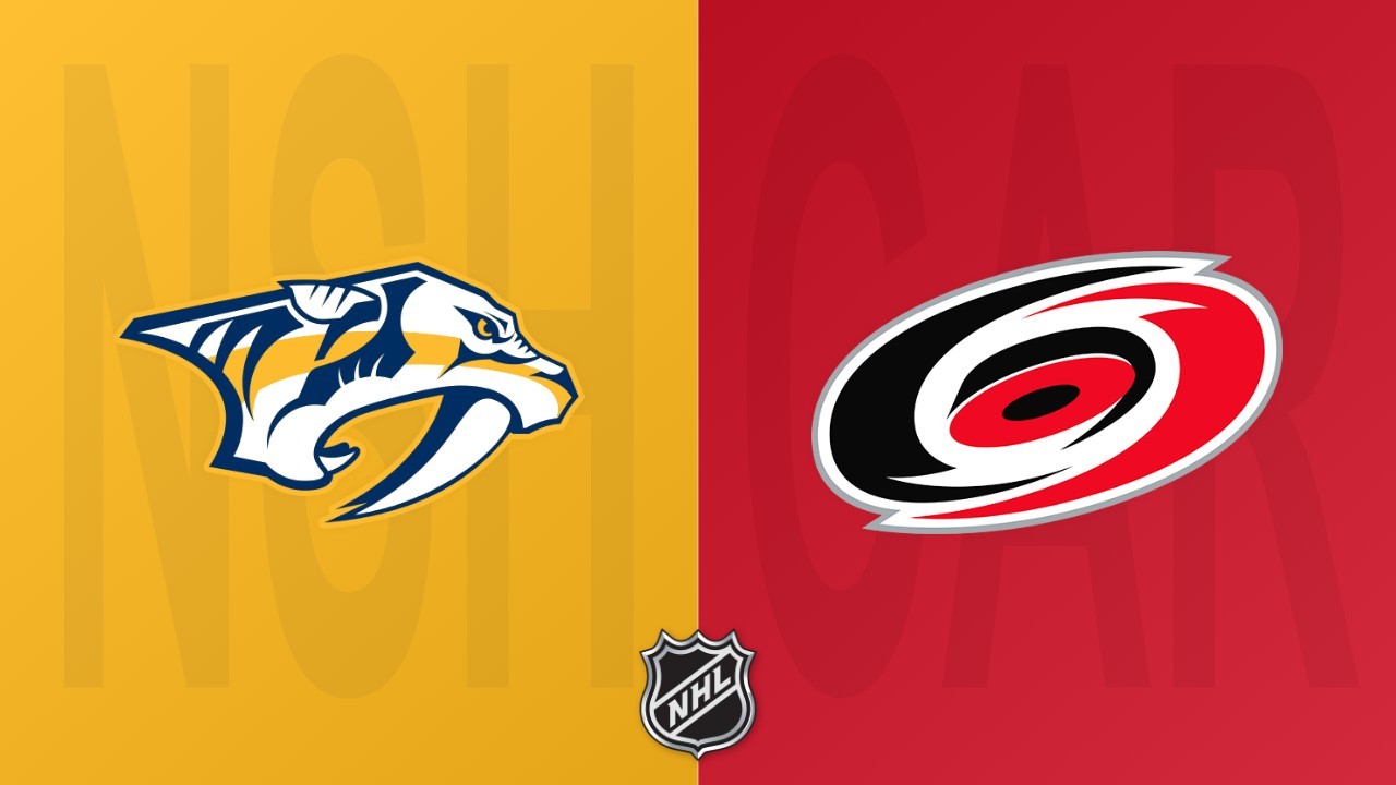 Carolina Hurricanes vs Nashville Predators poster