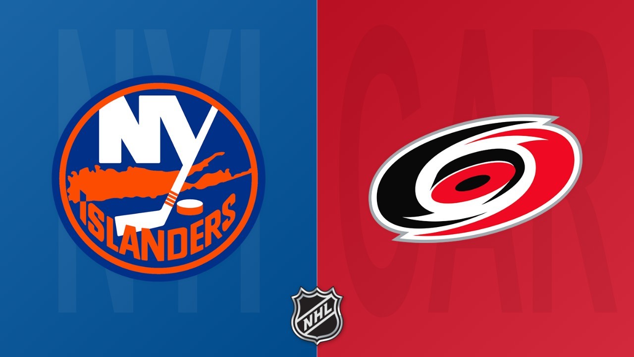 Carolina Hurricanes vs New York Islanders poster