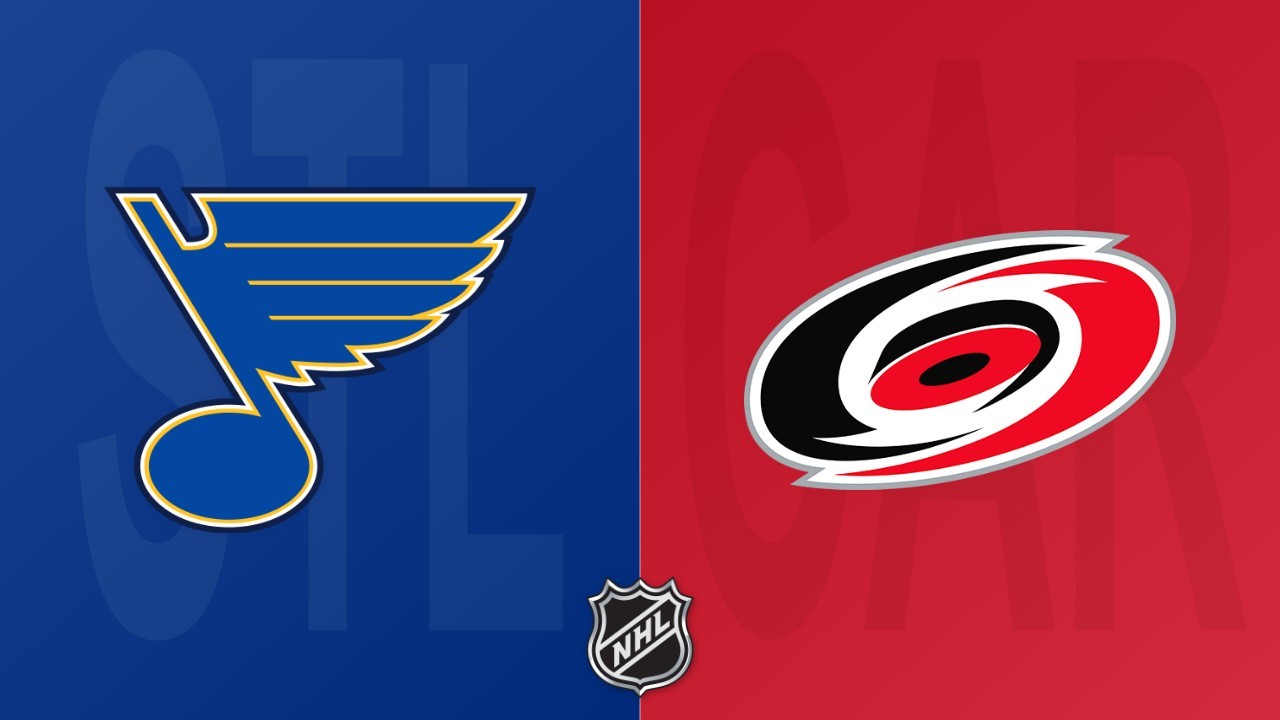 Carolina Hurricanes vs St. Louis Blues poster