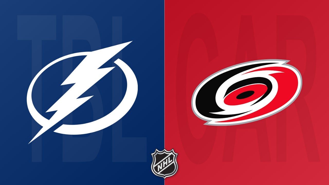 Carolina Hurricanes vs Tampa Bay Lightning poster