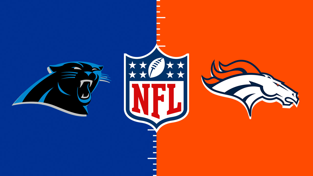 Carolina Panthers vs Denver Broncos poster