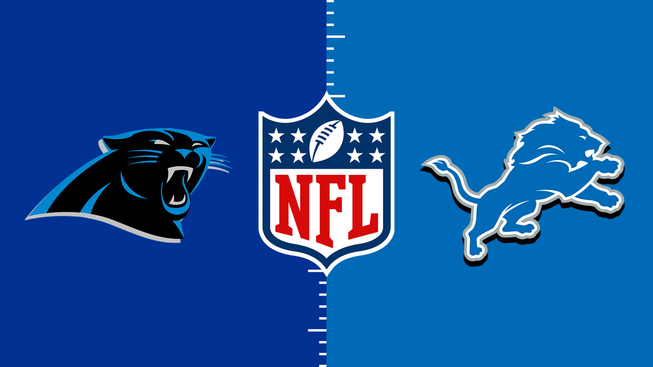 Carolina Panthers vs Detroit Lions poster