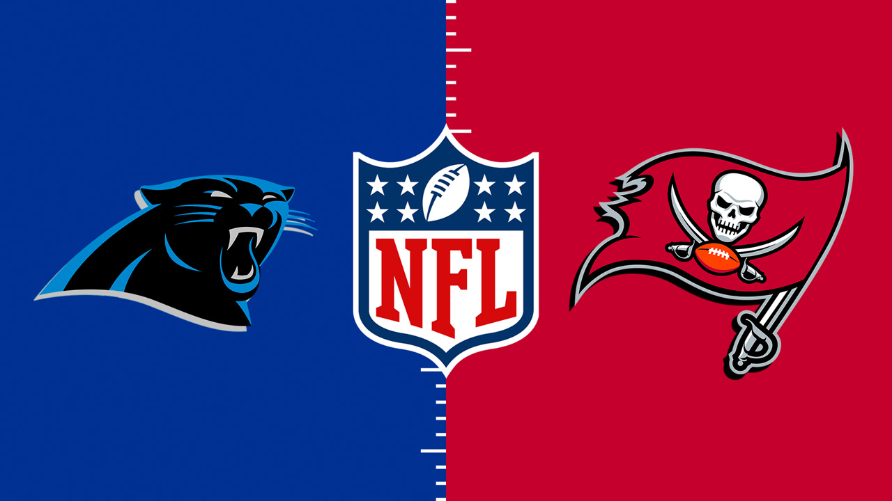 Carolina Panthers vs Tampa Bay Buccaneers poster