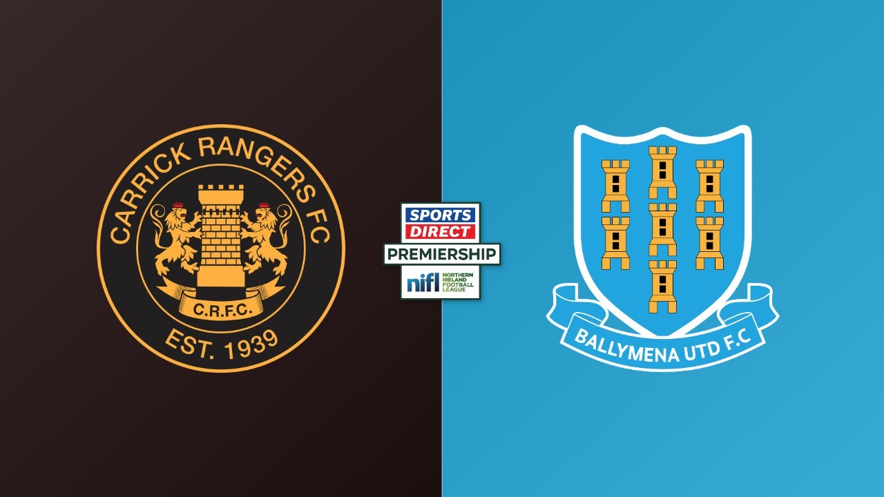 Carrick Rangers vs Ballymena United poster