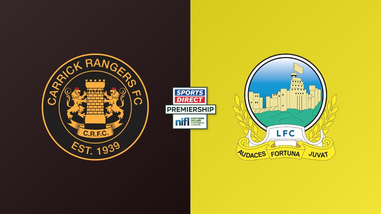Carrick Rangers vs Linfield poster