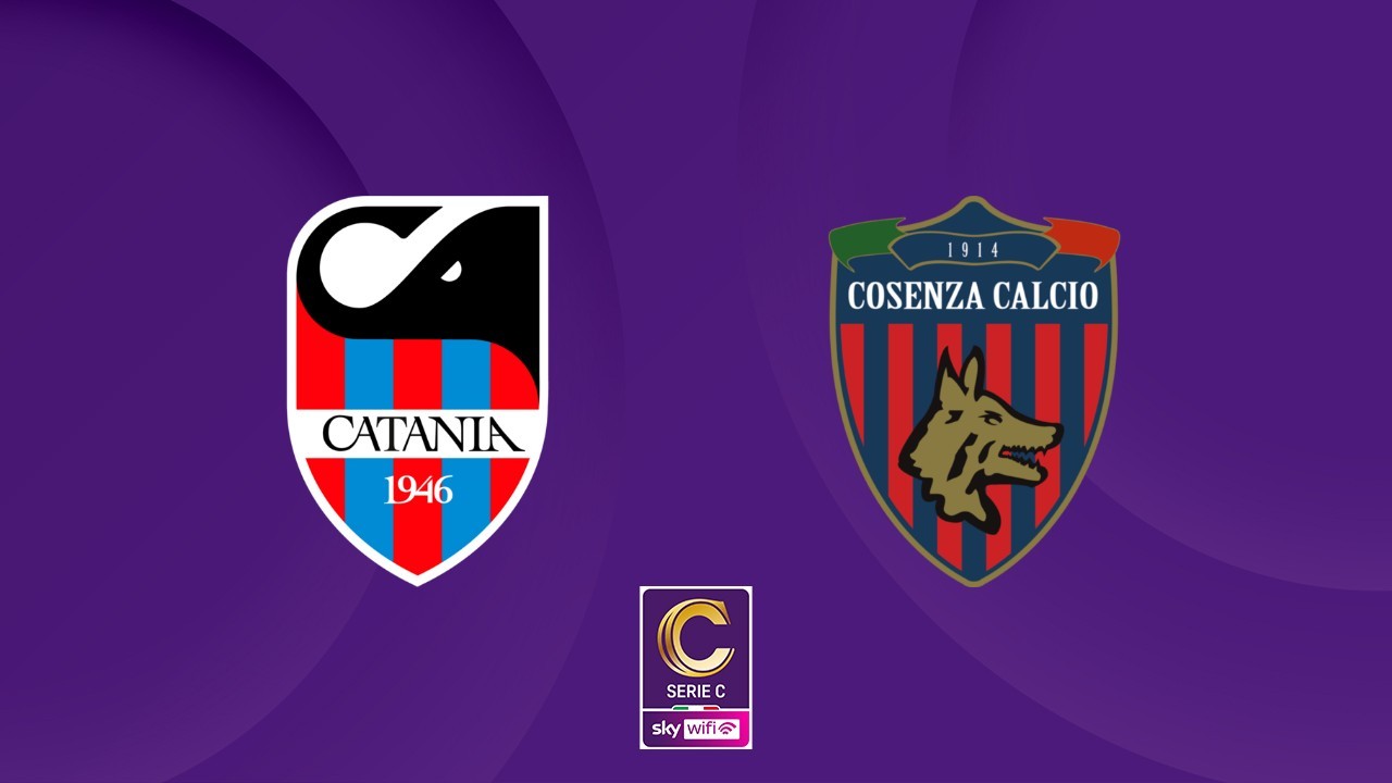 Catania vs Cosenza poster