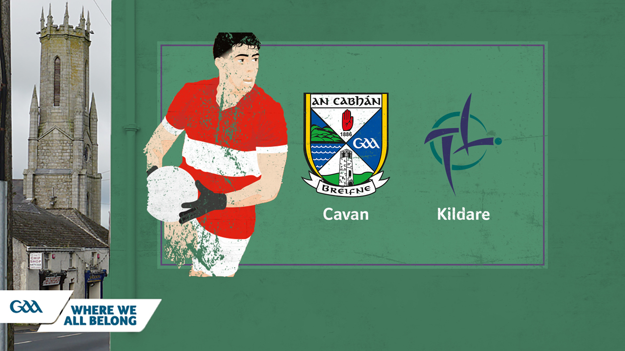 Cavan GAA Football vs Kildare GAA Football poster