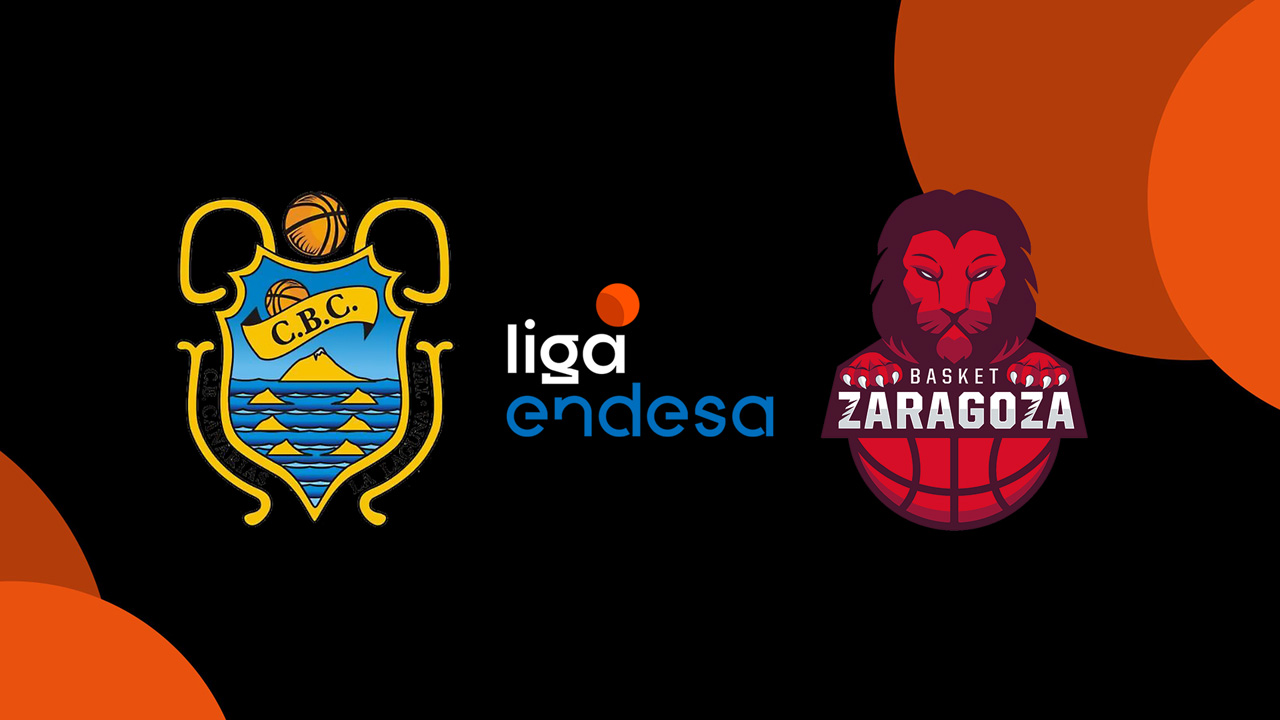 CB 1939 Canarias vs Basket Zaragoza poster