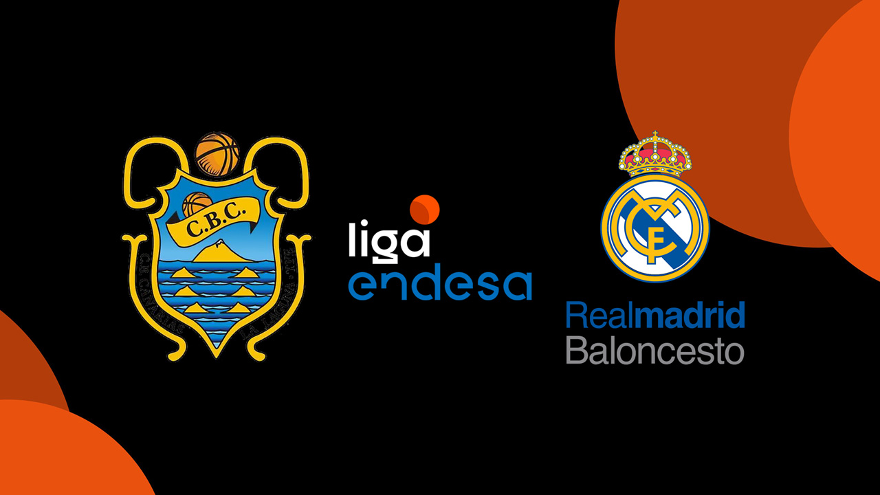 CB 1939 Canarias vs Real Madrid Baloncesto poster