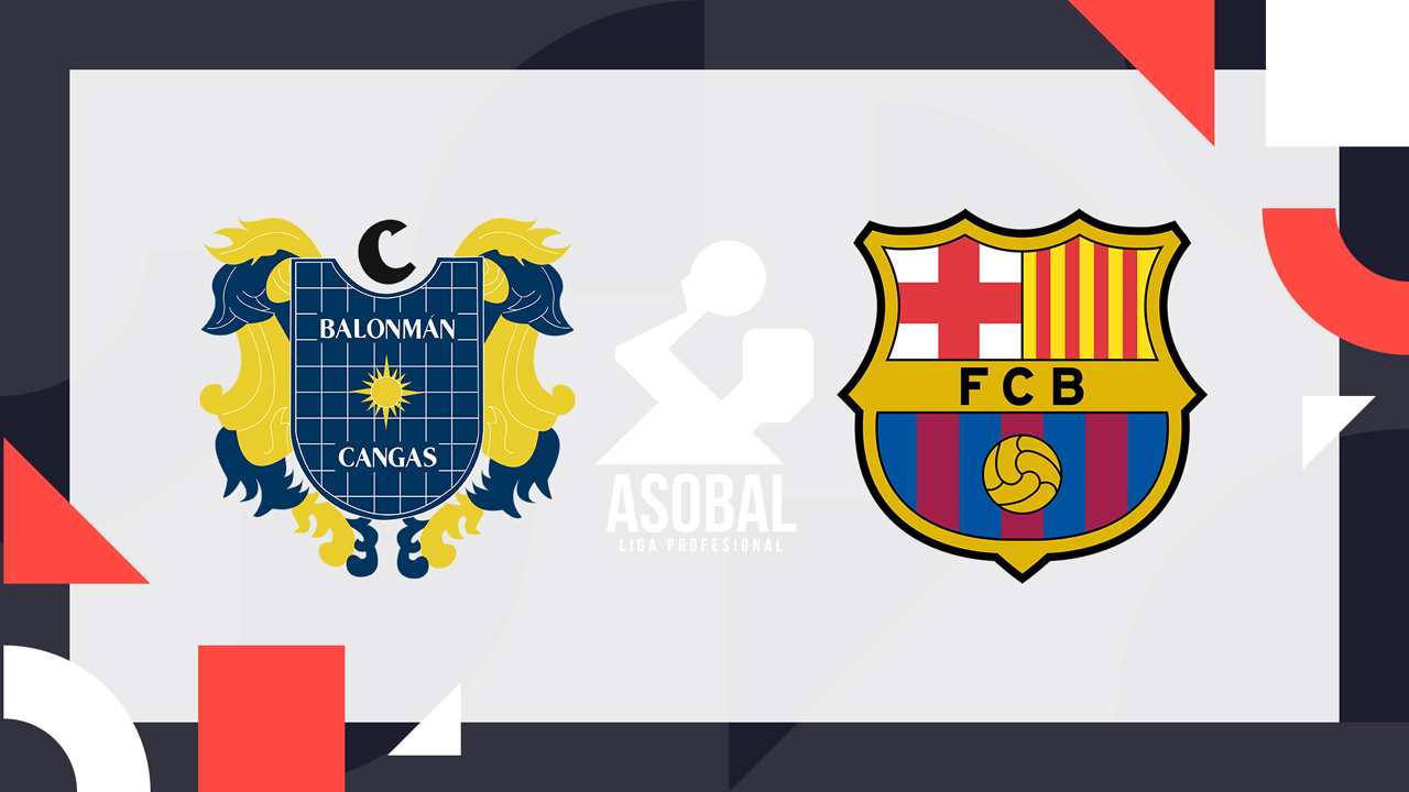 CB Cangas vs FC Barcelona Handbol poster