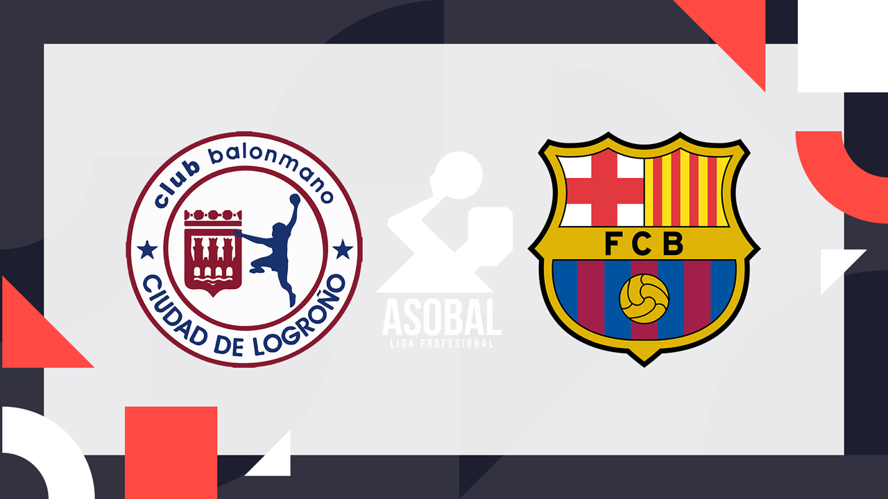 CB Ciudad de Logroño vs FC Barcelona Handbol poster