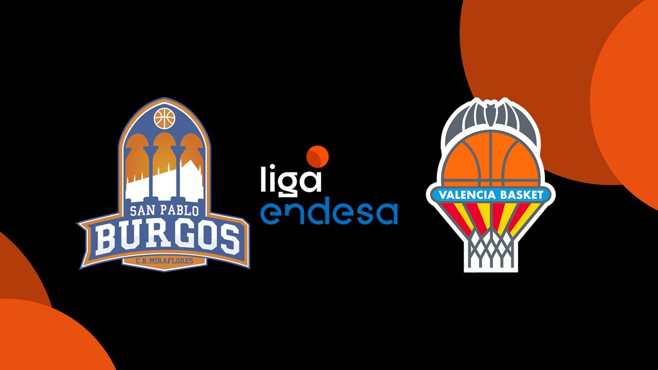 CB San Pablo Burgos vs Valencia Basket poster