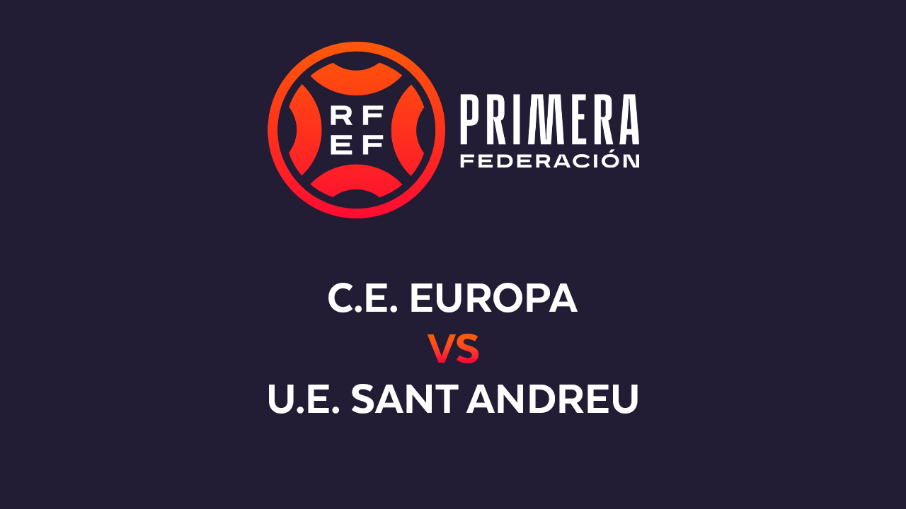 CE Europa vs Sant Andreu poster