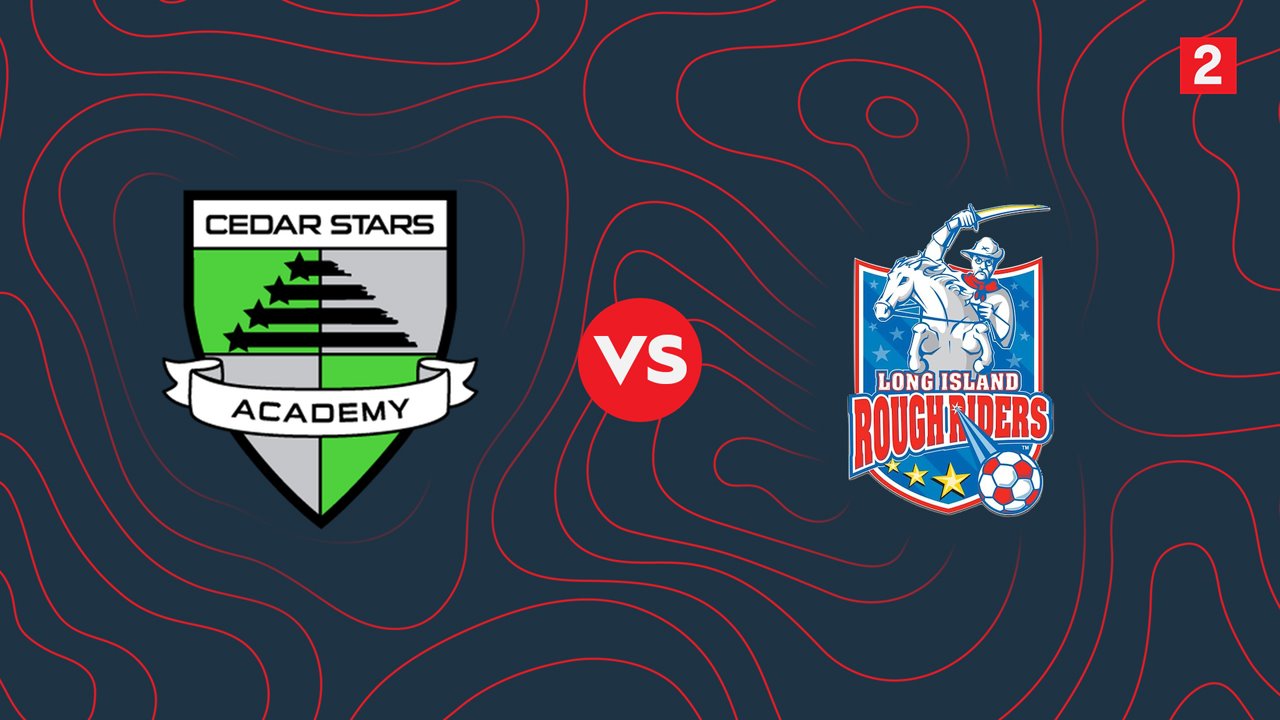 Cedar Stars Rush vs Long Island Rough Riders poster