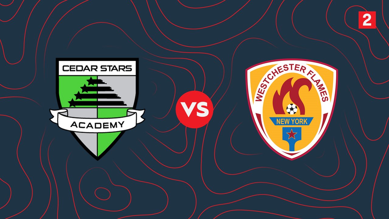 Cedar Stars Rush vs Westchester Flames poster
