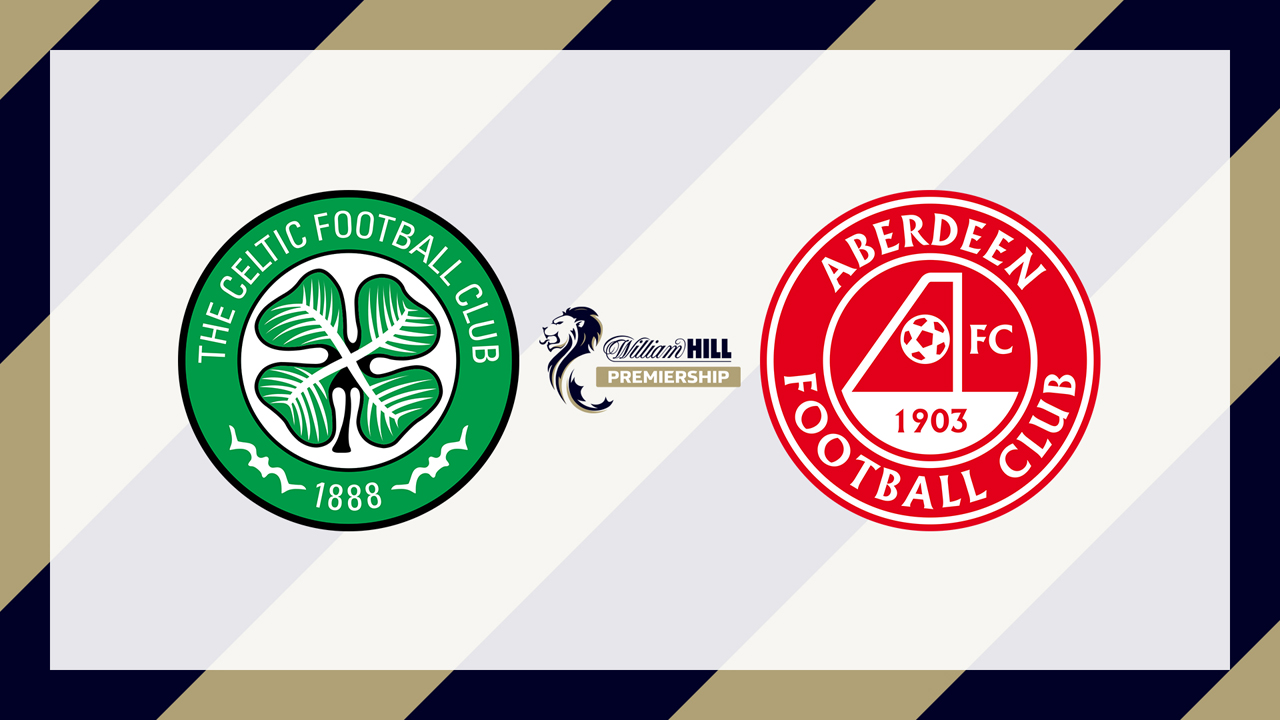 Celtic vs Aberdeen poster
