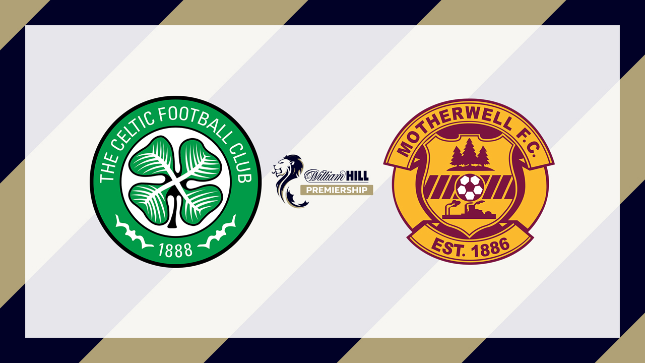 Celtic vs Motherwell poster